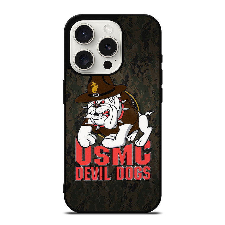 USMC MARINE DEVIL DOGS iPhone 15 Pro Case