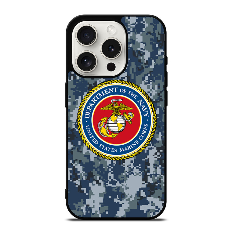 USMC US MARINE CORPS CAMO iPhone 15 Pro Case
