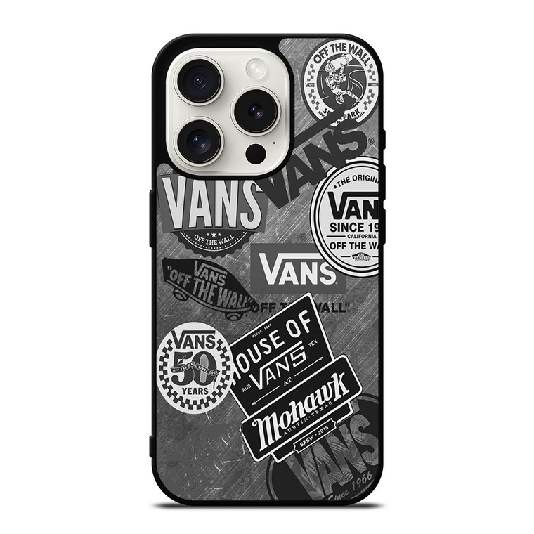 VANS CLASSIC STICKER COLLAGE iPhone 15 Pro Case