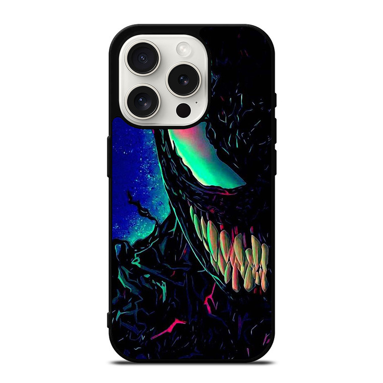 VENOM MARVEL FACE ART iPhone 15 Pro Case