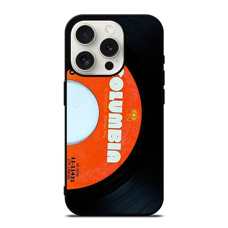 VINYL RECORD BLACK DISK iPhone 15 Pro Case