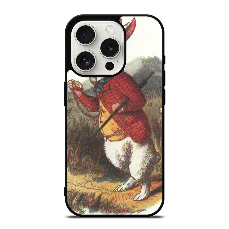 WHITE RABBIT ALICE IN WONDERLAND Disney iPhone 15 Pro Case