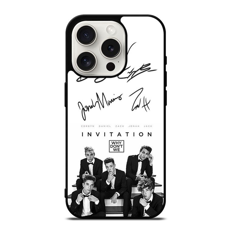 WHY DON'T WE SIGNATURE 2 iPhone 15 Pro Case