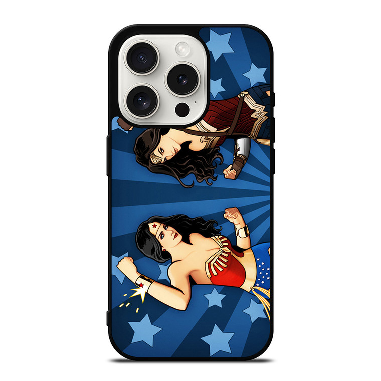 WONDER WOMAN LYNDA CARTER & GAL GADOT iPhone 15 Pro Case