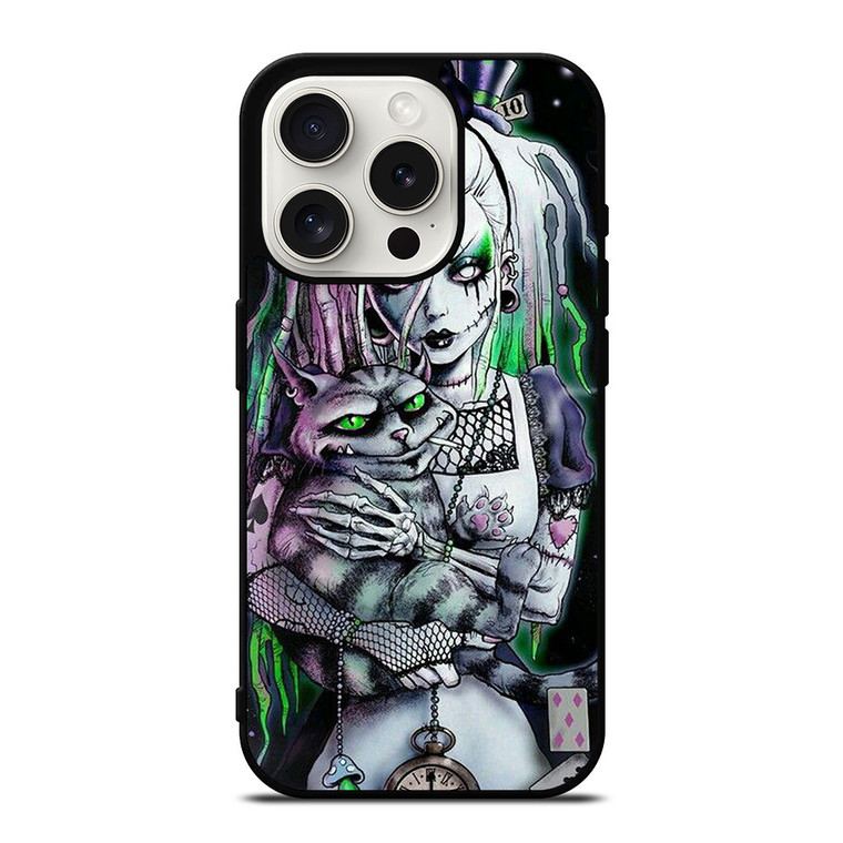 ZOMBIE ALICE IN WONDERLAND iPhone 15 Pro Case