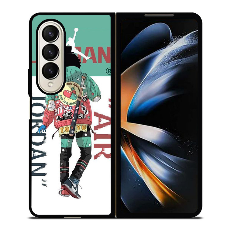 AIR JORDAN X BROOCK ONE PIECE Samsung Galaxy Z Fold 4 Case Cover