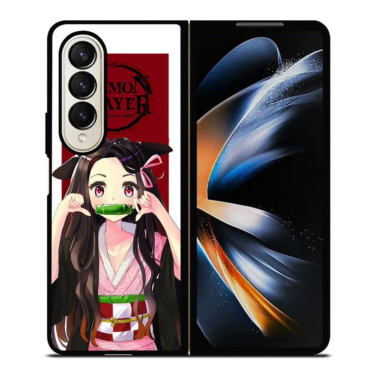 ANIME DEMON SLAYER KIMETSU NO YAIBA CUTE NEZUKO Samsung Galaxy Z Fold 4 Case Cover