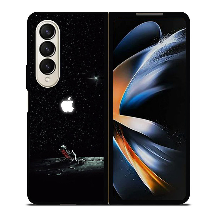APPLE ON THE MOON Samsung Galaxy Z Fold 4 Case Cover