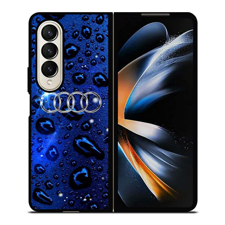 AUDI BLUE LOGO Samsung Galaxy Z Fold 4 Case Cover