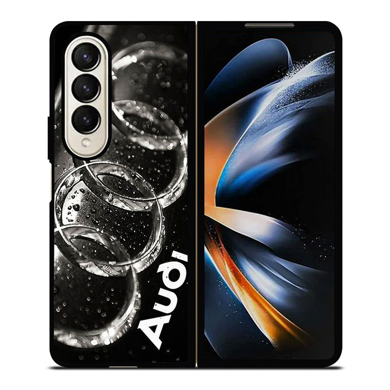 AUDI LOGO AFTER RAIN Samsung Galaxy Z Fold 4 Case Cover