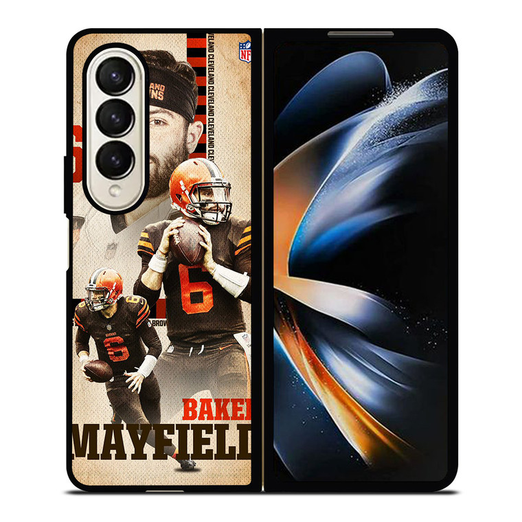 BAKER MAYFIELD CLEVELAND BROWNS 2 Samsung Galaxy Z Fold 4 Case Cover
