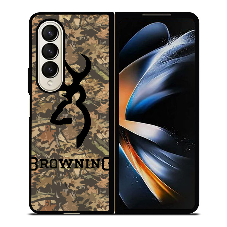 CAMO BROWNING LOGO Samsung Galaxy Z Fold 4 Case Cover