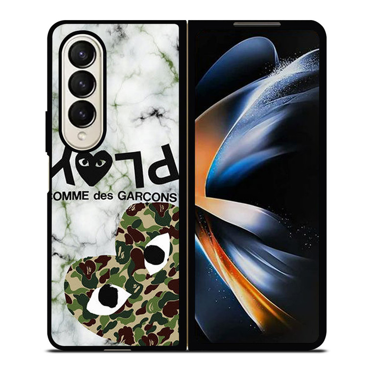 CAMO COMME DES GARCONS Samsung Galaxy Z Fold 4 Case Cover CAMO COMME DES GARCONS Samsung Galaxy Z Fold 4 Case Cover