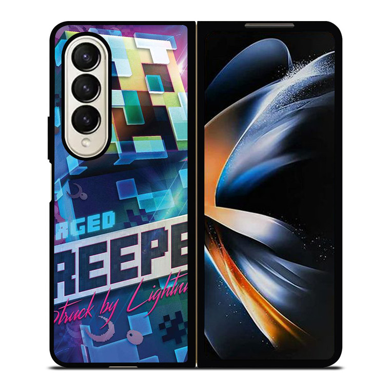 CHARGED CREEPER MINECRAFT Samsung Galaxy Z Fold 4 Case Cover