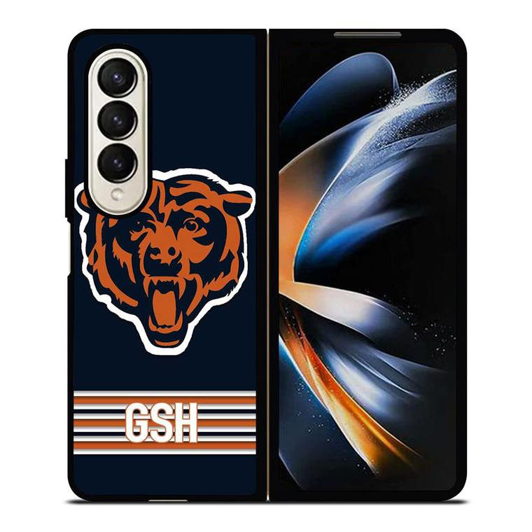 CHICAGO BEARS LOGO EMBLEM Samsung Galaxy Z Fold 4 Case Cover