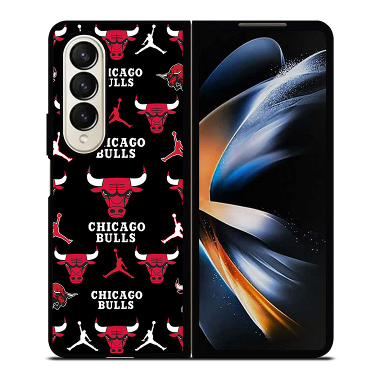 CHICAGO BULLS COLLAGE Samsung Galaxy Z Fold 4 Case Cover