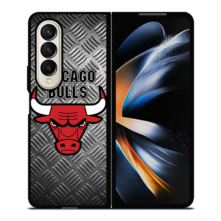 CHICAGO BULLS LOGO Samsung Galaxy Z Fold 4 Case Cover CHICAGO BULLS LOGO Samsung Galaxy Z Fold 4 Case Cover