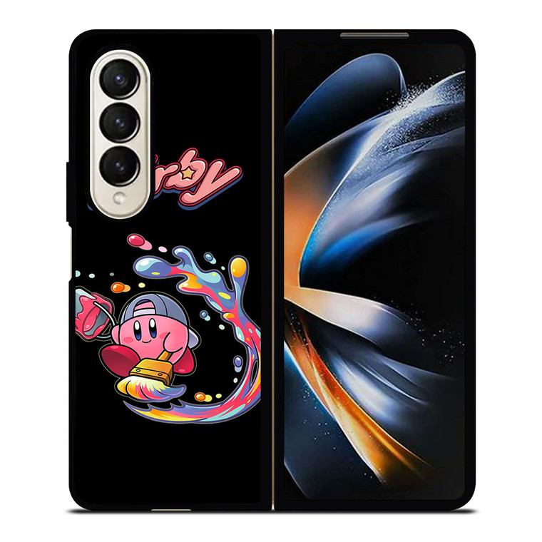 CUTE KIRBY PAINT CHARACTERS Samsung Galaxy Z Fold 4 Case Cover