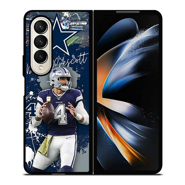 DAK PRESCOTT 4 DALLAS COWBOYS FOOTBALL Samsung Galaxy Z Fold 4 Case Cover