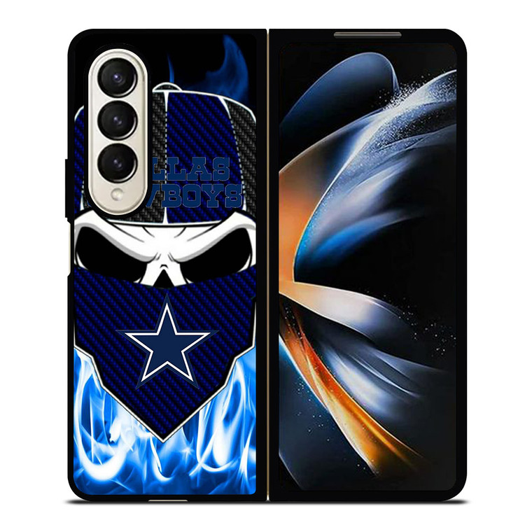 DALLAS COWBOYS SKULL BANDANA Samsung Galaxy Z Fold 4 Case Cover
