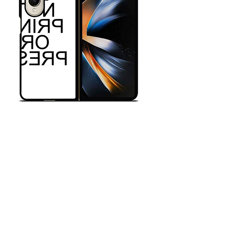 DO NOT PRINT OR PRESS REVERSED Samsung Galaxy Z Fold 4 Case Cover