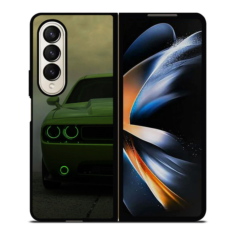 DODGE CHARGER GREEN Samsung Galaxy Z Fold 4 Case Cover