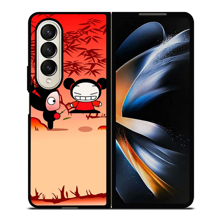 DORAEMON PUCCA Samsung Galaxy Z Fold 4 Case Cover DORAEMON PUCCA Samsung Galaxy Z Fold 4 Case Cover