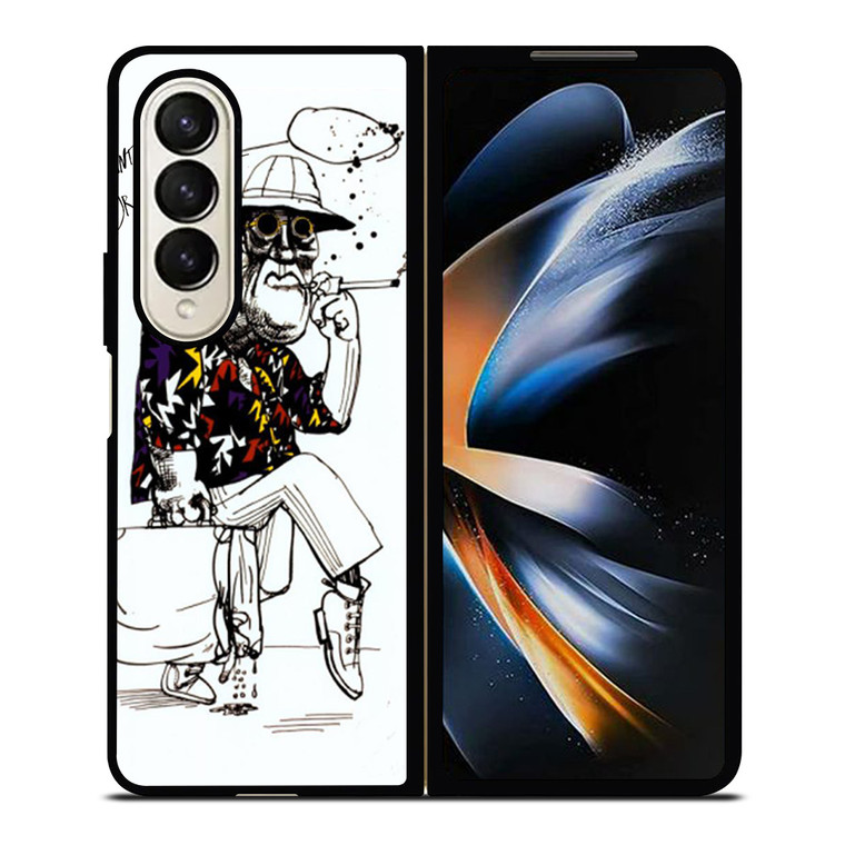 DR GONZO RALPH STEADMAN LAS VEGAS Samsung Galaxy Z Fold 4 Case Cover