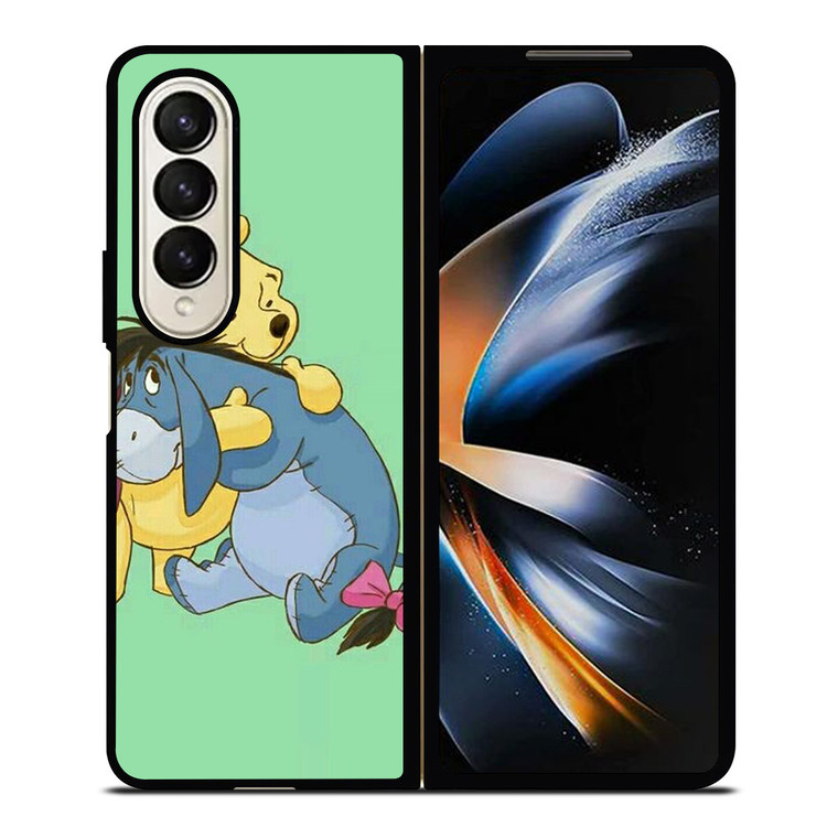 EEYOREE AND WINNIE THE POOH HUG Samsung Galaxy Z Fold 4 Case Cover