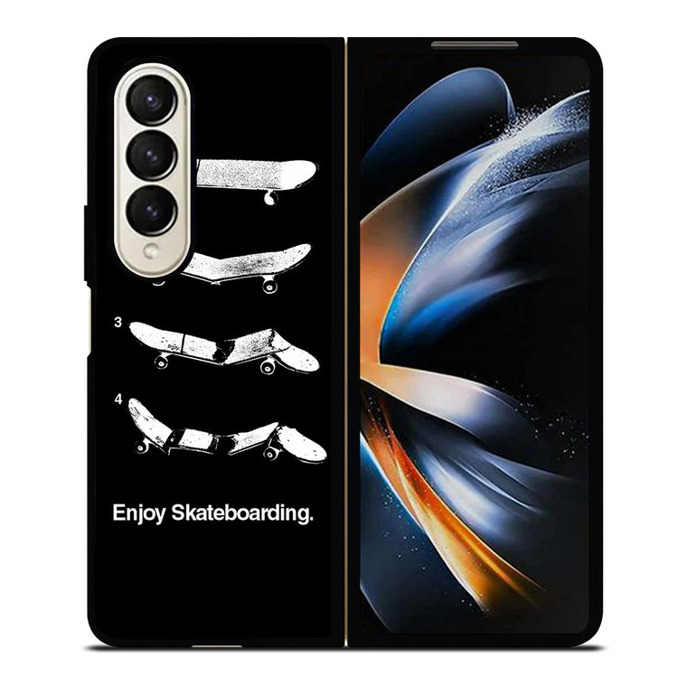 ENJOY SKATEBOARDING Samsung Galaxy Z Fold 4 Case Cover