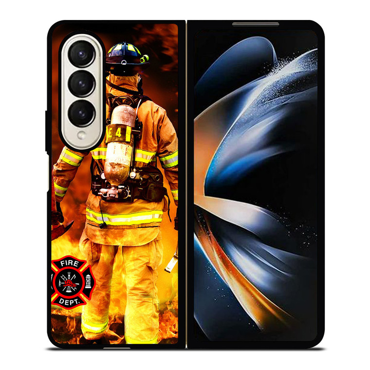 FIREFIGHTER FIREMAN DEPARTMENT Samsung Galaxy Z Fold 4 Case Cover
