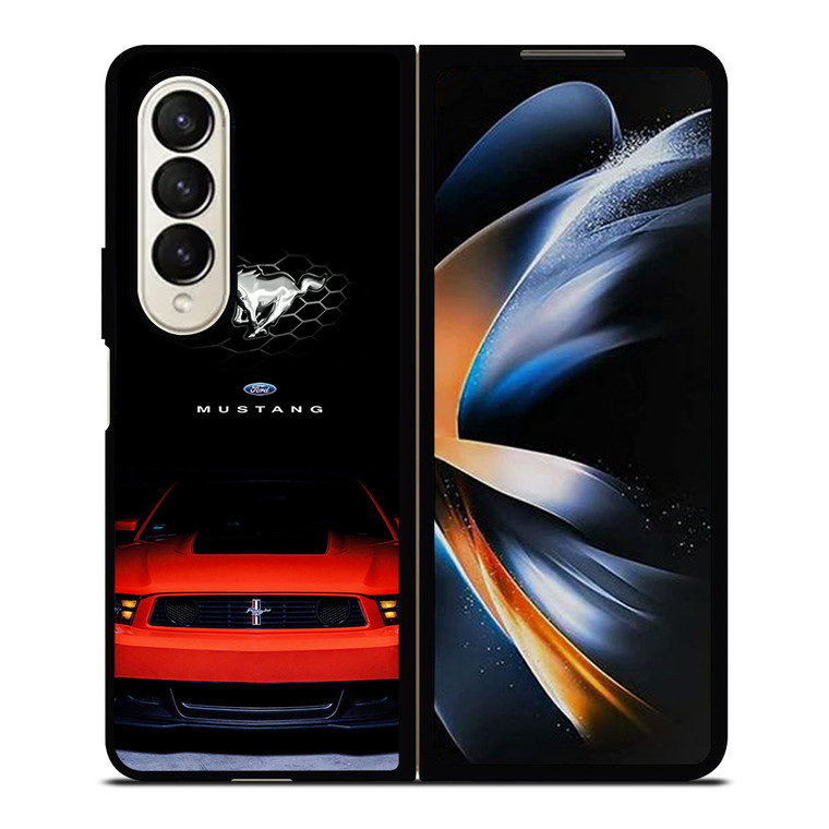 FORD MUSTANG CAR RED Samsung Galaxy Z Fold 4 Case Cover