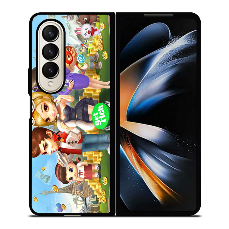 GET RICH GAME Line Samsung Galaxy Z Fold 4 Case Cover