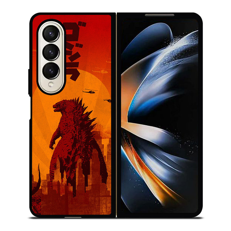 GODZILA MONSTER ART Samsung Galaxy Z Fold 4 Case Cover