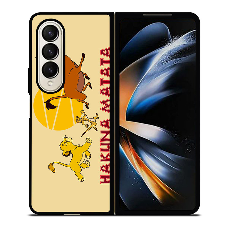 HAKUNA MATATA LION KING Disney Samsung Galaxy Z Fold 4 Case Cover HAKUNA MATATA LION KING Disney Samsung Galaxy Z Fold 4 Case Cover
