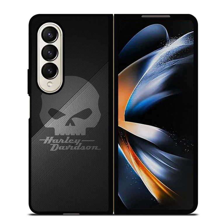 HARLEY DAVIDSON LOGO SKULL 3 Samsung Galaxy Z Fold 4 Case Cover