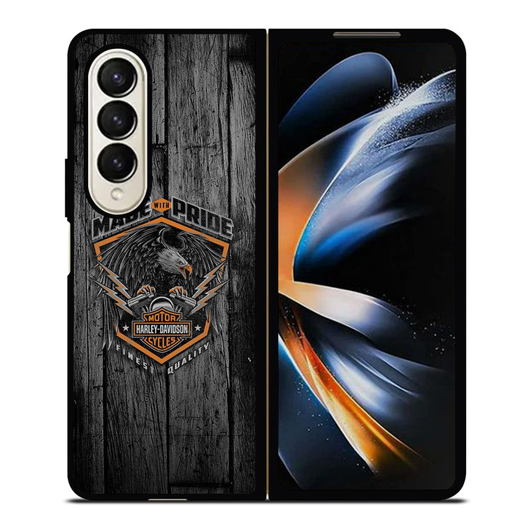 HARLEY DAVIDSON MADE WITH PRIDE Samsung Galaxy Z Fold 4 Case Cover