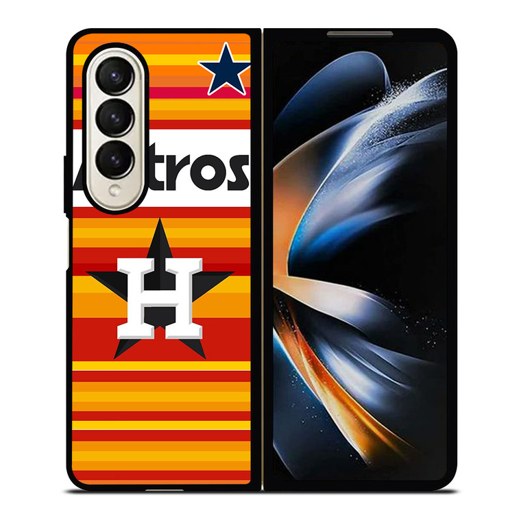 HOUSTON ASTROS MLB 2 Samsung Galaxy Z Fold 4 Case Cover