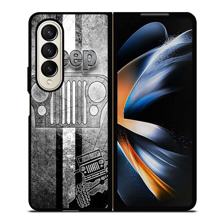 JEEP LOGO SILVER Samsung Galaxy Z Fold 4 Case Cover