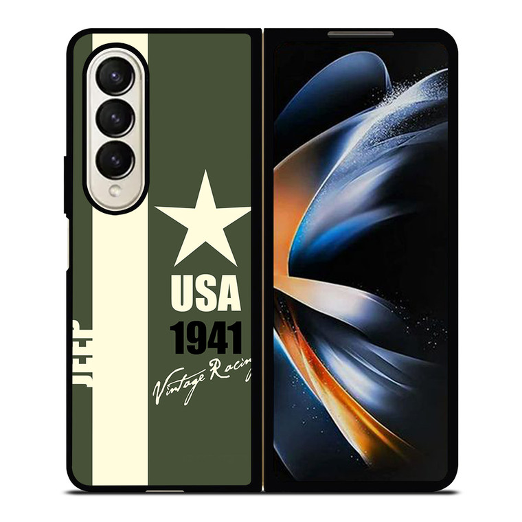 JEEP VINTAGE RACING USA Samsung Galaxy Z Fold 4 Case Cover