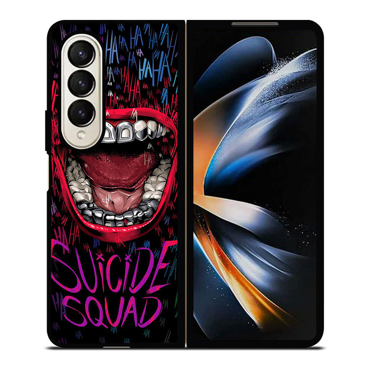 JOKER COMIC SUICIDE SQUAD HAHAHA Samsung Galaxy Z Fold 4 Case Cover