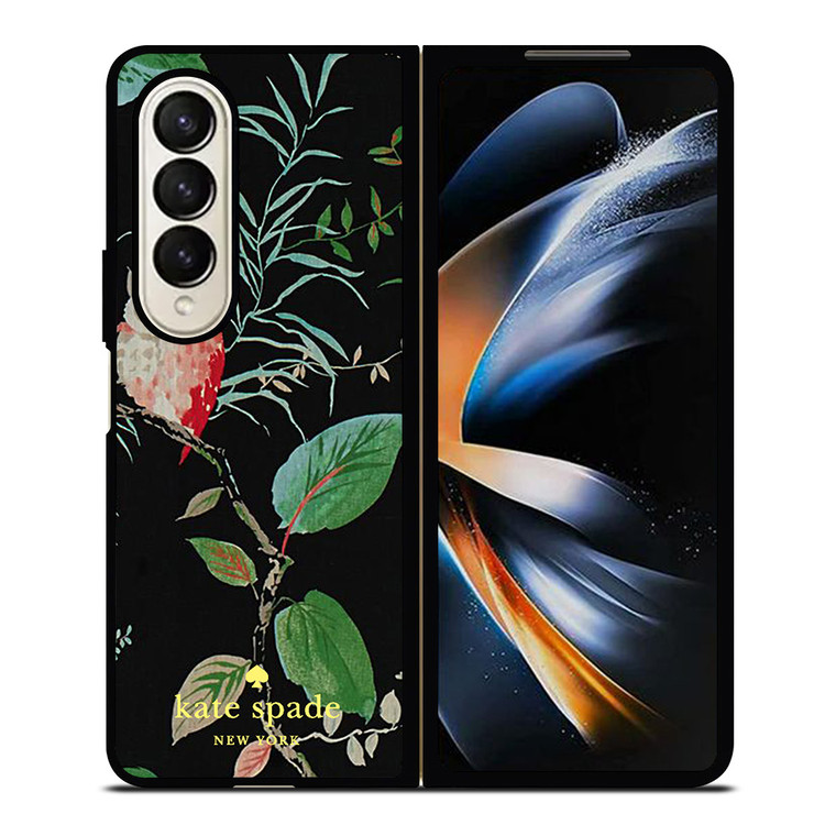 KATE SPADE OWLISH BLACK Samsung Galaxy Z Fold 4 Case Cover