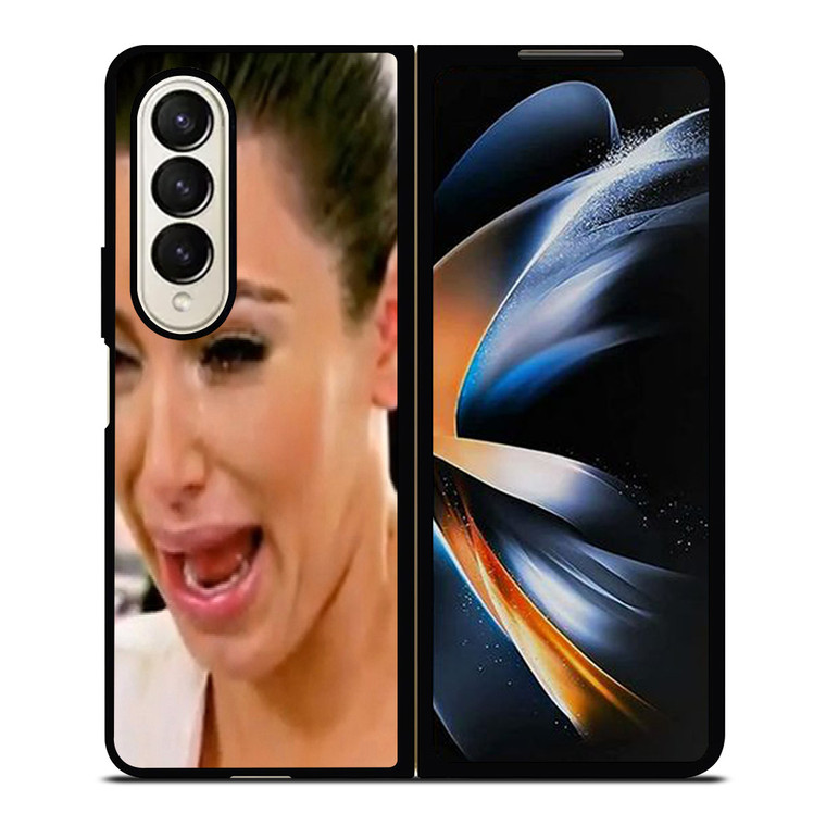 KIM KARDASHIAN UGLY CRYING FACE Samsung Galaxy Z Fold 4 Case Cover