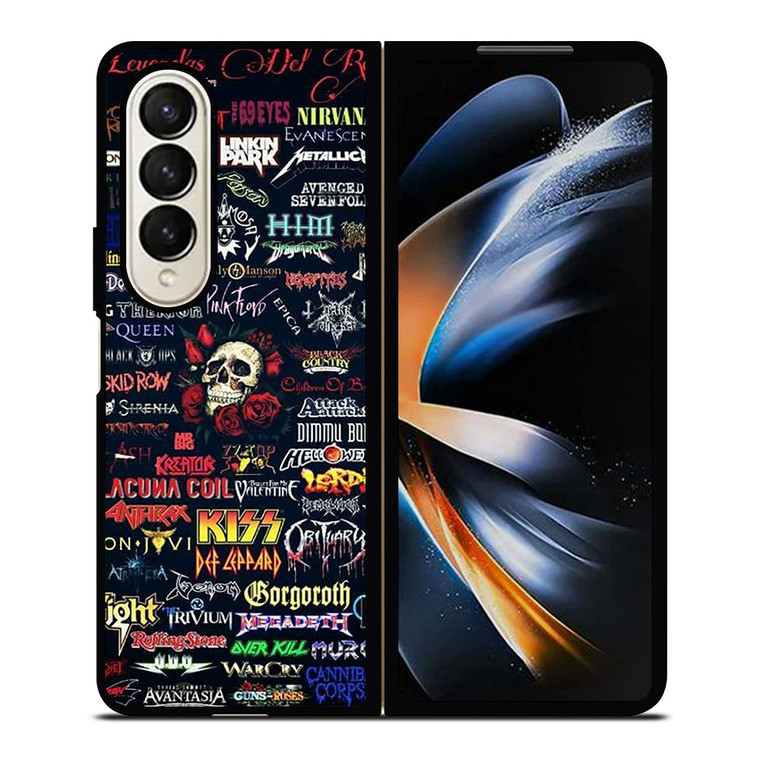LEGEND OF ROCK BAND Samsung Galaxy Z Fold 4 Case Cover LEGEND OF ROCK BAND Samsung Galaxy Z Fold 4 Case Cover