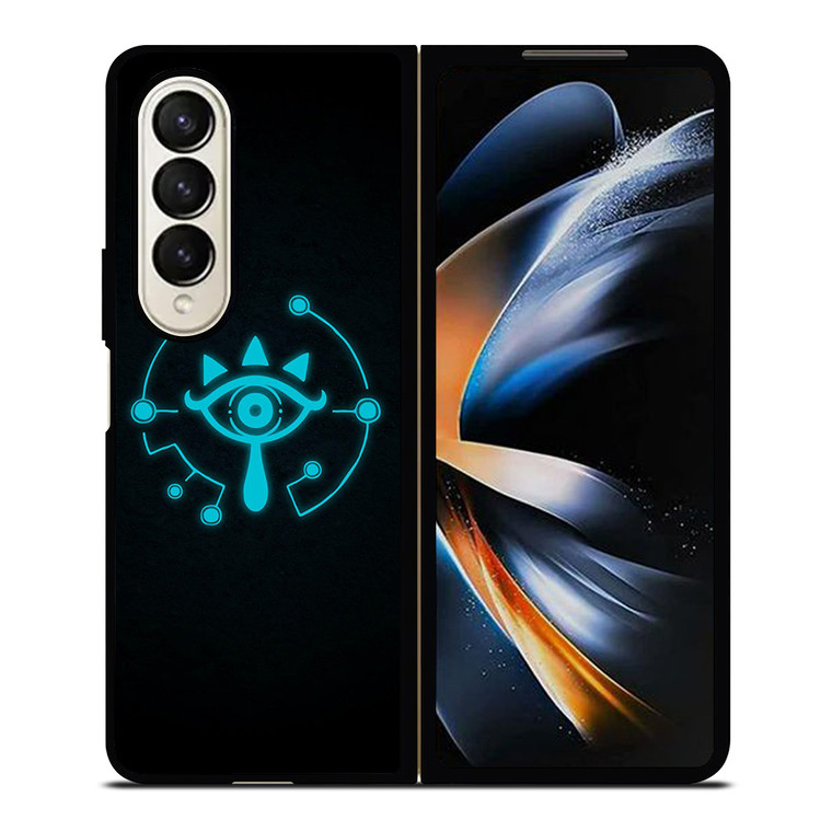 LEGEND OF ZELDA SHEIKAH SLATE EYE LOGO BLUE Samsung Galaxy Z Fold 4 Case Cover