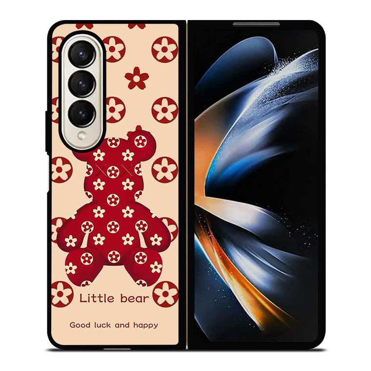 LITTLE BEAR BRICK KAWS RED Samsung Galaxy Z Fold 4 Case Cover
