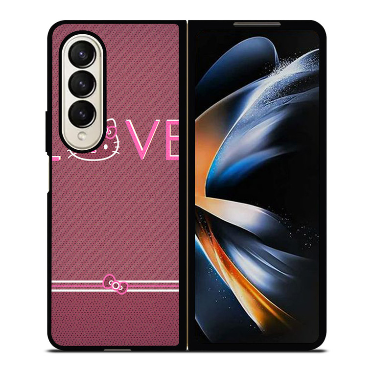 LOVE HELLO KITTY Samsung Galaxy Z Fold 4 Case Cover