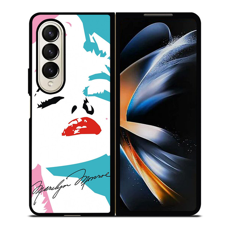 MARILYN MONROE SIGNATURE Samsung Galaxy Z Fold 4 Case Cover MARILYN MONROE SIGNATURE Samsung Galaxy Z Fold 4 Case Cover
