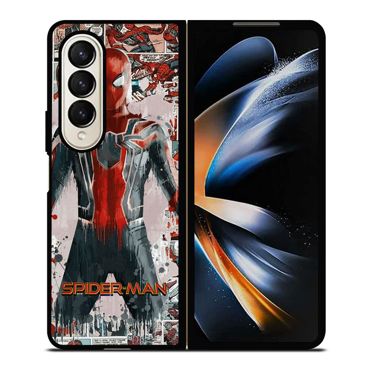 MARVEL SPIDERMAN COMIC MEALTY Samsung Galaxy Z Fold 4 Case Cover MARVEL SPIDERMAN COMIC MEALTY Samsung Galaxy Z Fold 4 Case Cover