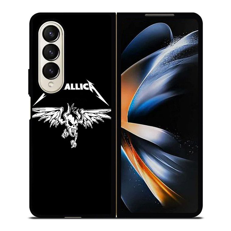 METALLICA BAND LOGO Samsung Galaxy Z Fold 4 Case Cover METALLICA BAND LOGO Samsung Galaxy Z Fold 4 Case Cover